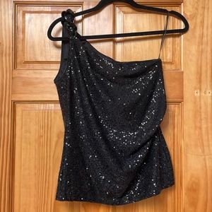 Gorgeous fancy cache sparky one shoulder top